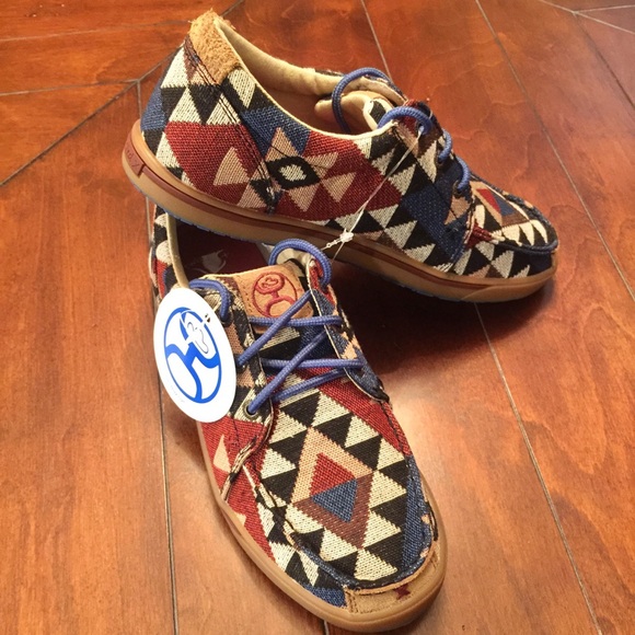 Hooey By Twisted X Aztec Canvas Shoes 